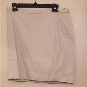 Express khaki pencil skirt